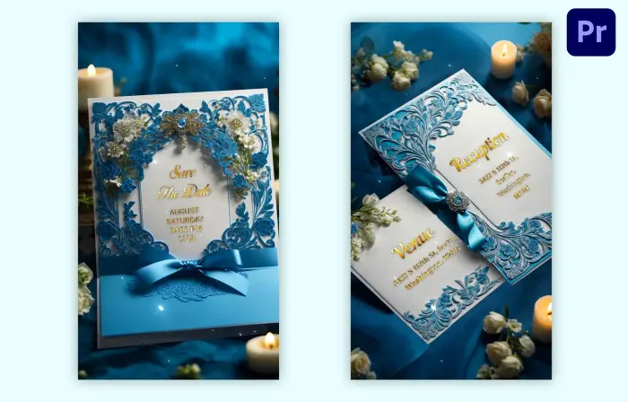 Traditional Hindu 3D Wedding Invitation Card Instagram Story